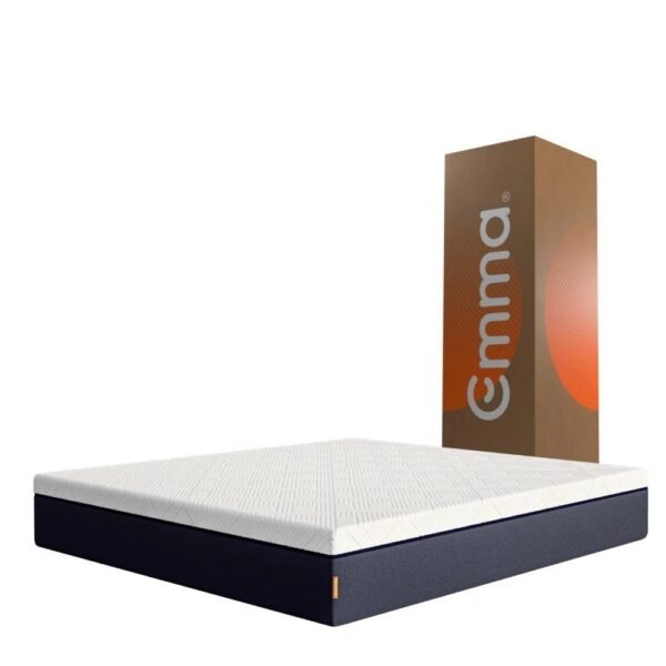 Colchão Queen Emma Premium Hybrid – Molas Ensacadas AirFlex e 10 anos de garantia - 158X198cm