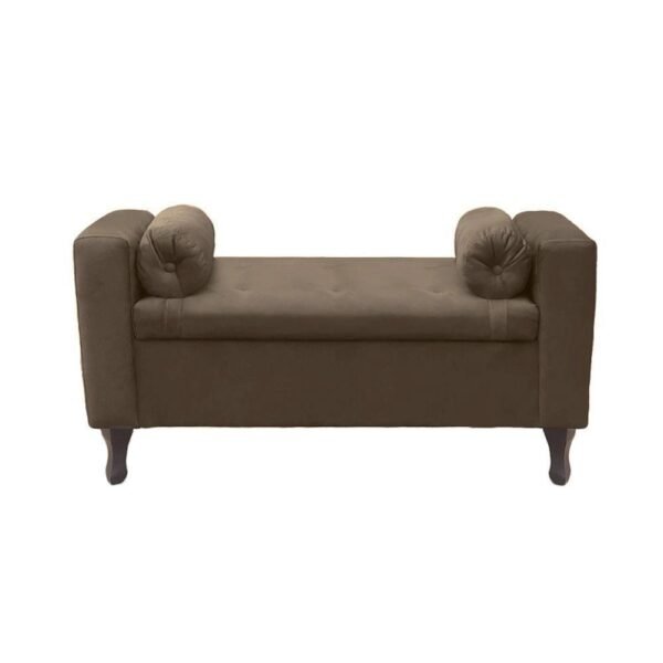 Recamier Bau Rico 140x Suede Cappuccino - Majú Decor