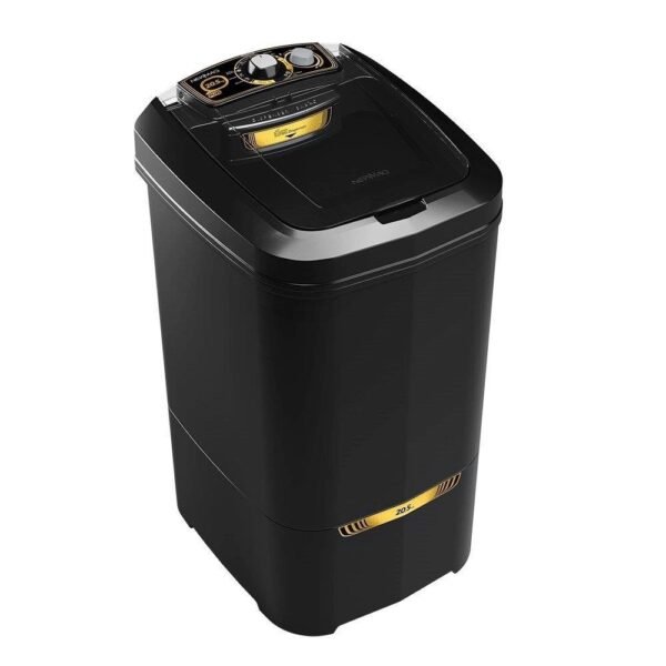 Tanquinho/Máquina de Lavar Roupas Semi-Automática 20,5Kg Newmaq Preta, 110V